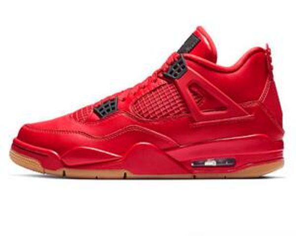 

4 bred black red new 2019 released factory version 4s basketball shoes mens trainers suede sneakers with box