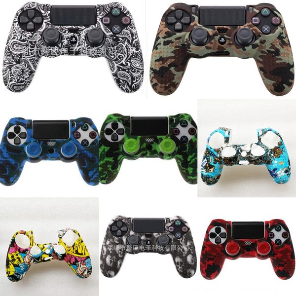 

cpzoh ps4 черный синий красный мягкая силиконовая резина гель покрытием кожи чехол для новейший контроллер