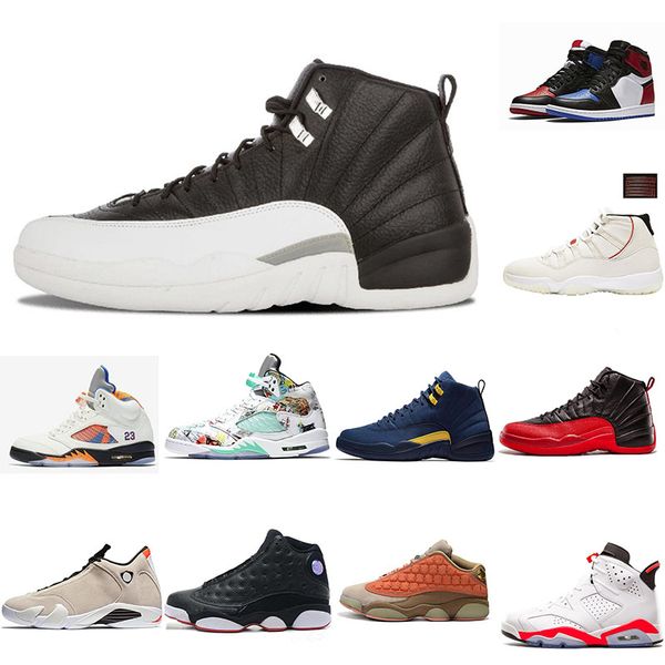 

2019 Mens 1s 3s 4s 5s 6s 11s 12s 13s 14s Gym Red Chicago Platinum Tint Space Jams Men Basketball Shoes Sports Sneakers US 7-13