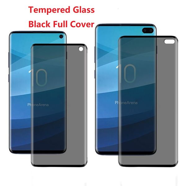 Blendschutz für Samsung Galaxy S10 Plus S10e Privatsphäre HD gehärtetes Glas Samsung Galaxy S20 FE A51 Film Displayschutzfolie