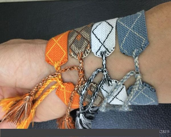 

2019 красочный фиолетовый розовый бесконечность браслет ручной работы ювелирные изделия дешевые тесьма шнур strand плетеные браслеты дружбы, Golden;silver