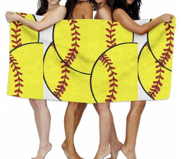 

baseball beach towel football rectangle towels microfiber bath towel summer blanket outdoor picnic carpat yoga mat 388