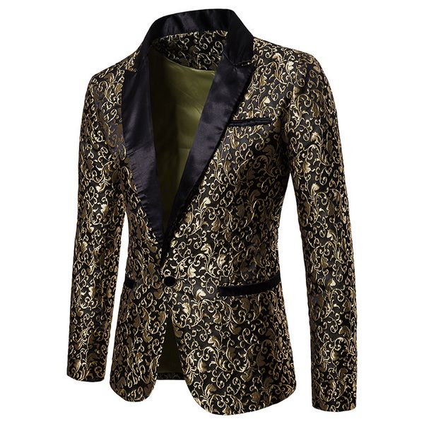 

autumn blazer men fashion streetwear jacquard weave new high quality slim fit male suit terno masculino blazers jacket xxl, White;black