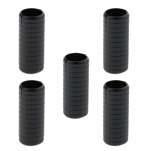 

durable 5pcs/pack black cellos bow skin diy for cellist stage perform accessory