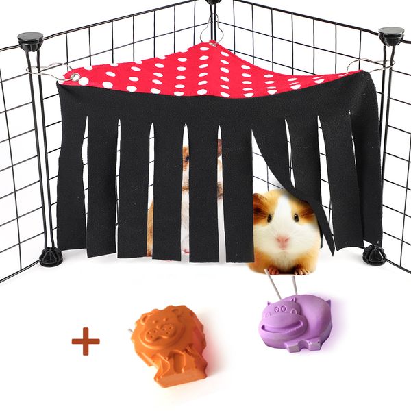 

pet hamster tent hammock hamster dodge house hamster cage accessories small pet tassel corner nest for guinea pig ferrets