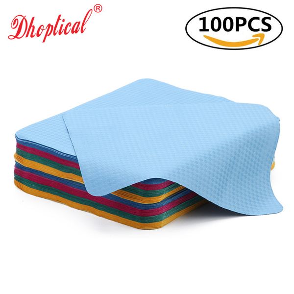 

100pcs microfiber lens cloth eyeglasses digital phone screen cloth 15cm*18cm welcome print logo by dhoptical