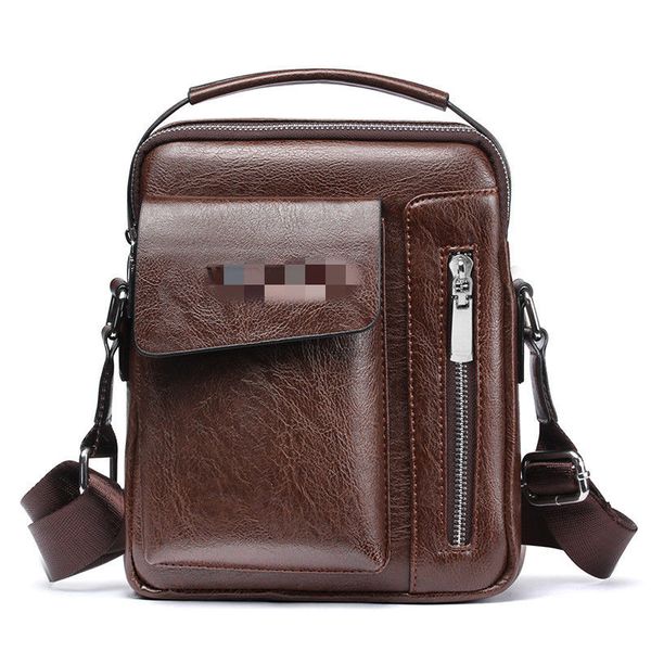 

new men bag luxury pu leather messenger shoulder crossbody bags for male small casual business handbag