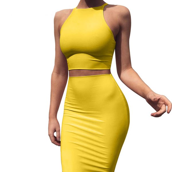 

women s clothing 2 piece set crop and skirt two pieces set club summer clothes for women matching sets d53, White