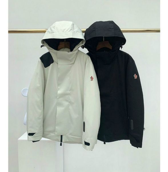 

мужская мода парки вниз 2019 новое прибытие мужская открытый толстые пальто с капюшоном мужская верхняя одежда вниз парки мужские зимние пал, Black