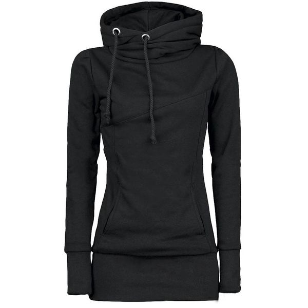 

women hoodies womens clothes women hoodie sweatshirt solid hooded pullover hoodies drawstring plus size 4xl fashion female spring hoodie, Black