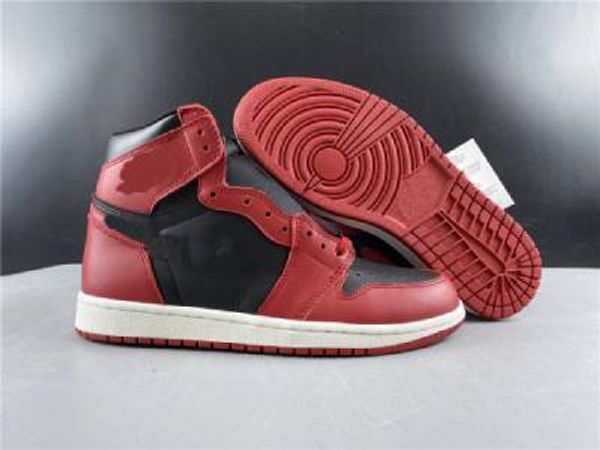 

with box 2020 mens and womens basketball shoes sneakers 1s bq4422-600 banned red black brand designer sports shoes for men trainers