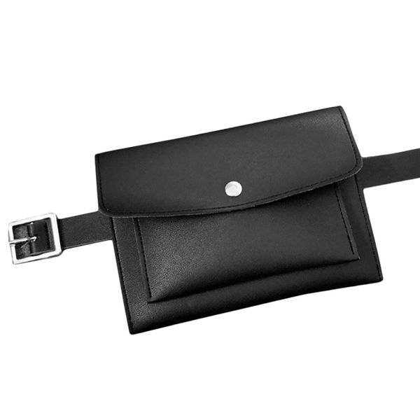 

2018 fashion women bag leather waist pack femal belt bag phone pouch bags ale women waist packs fanny pack bolosas