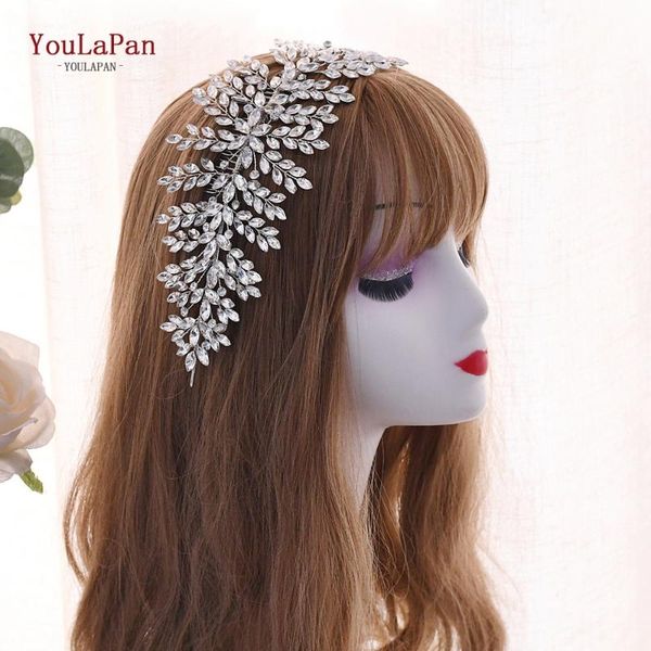 

youlapan bridal headpieces bridal hair accessories for rhinestone hair clips silver wedding comb pins hp311, Golden;white
