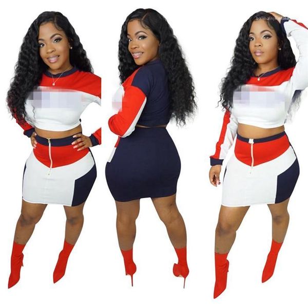 

letter print crew neck short sleeve female clothing solid color fashion apparel womens summer designer 2pcs panelled dresses, White