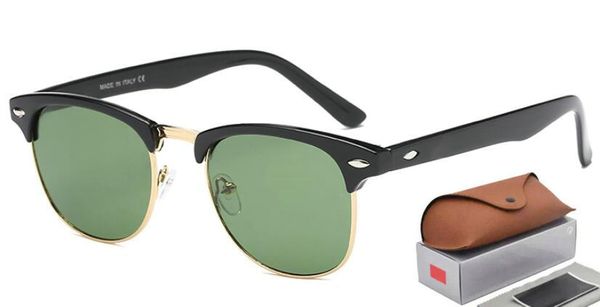 

Aaaa quality gla len 51mm brand de igner fa hion men women plank frame coating ungla e port vintage un gla e with box ray