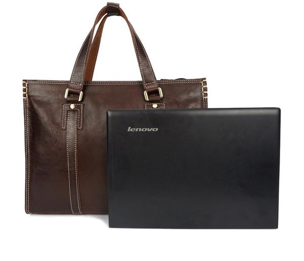 

designer-oil-gloss leather one-shoulder inclined bag computer leather man's bag