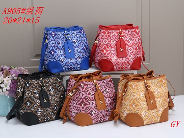 

leather texture bucket bag 2020 new fashion versatile temperament single shoulder shoulder shoulder bag