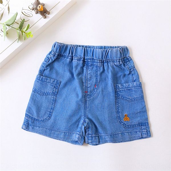 

children's summer cool pants shorts children's summer cloth and jeans shorts and jeans fading 20207, Blue