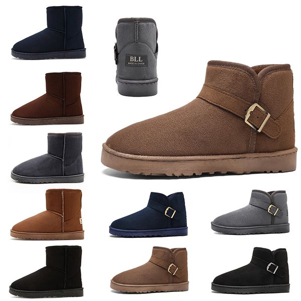 

classic winter classic warm womens tube snow cotton shoes quality women boots fashion discount ankle boot 36-45 made in china brand, Black