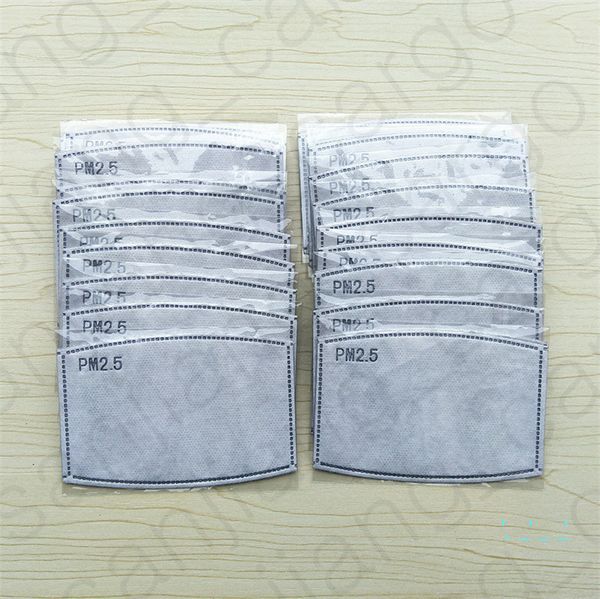 

5 слоев pm2.5 сменный фильтр активированный уголь воздушные маски фильтры дети дети вставить защитные фильтрующие материалы для рта лица d31, Blue