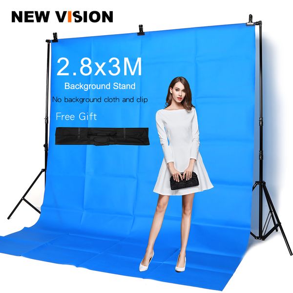 Freeshipping Professinal Photography 2.8m * 3m Backdrop Stand Sistema di supporto per sfondo con borsa per il trasporto + DHL gratuito