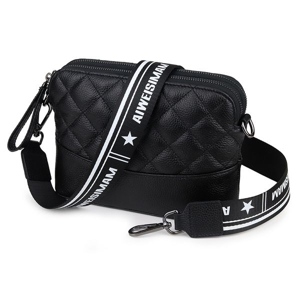 

women shoulder bag messenger bag cross body quality handbag genuine leather new style fashion women