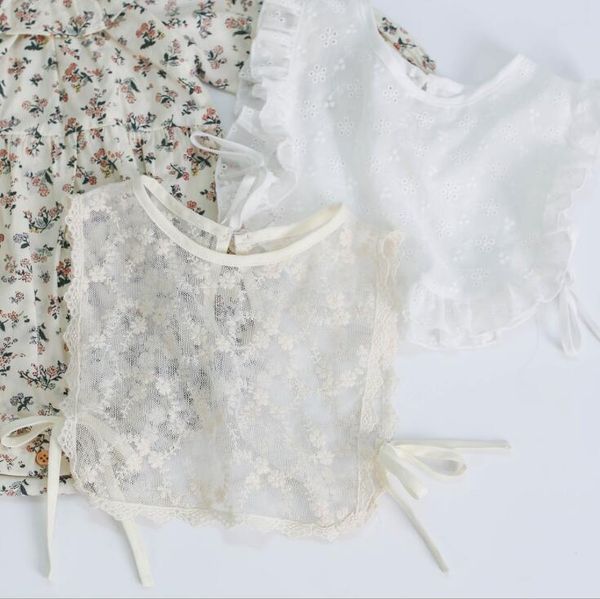 

2020 new wholesale girls lace vest fashion summer girls vest 0-3t py594, Blue