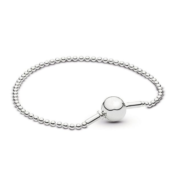 

original 925 sterling silver bracelet essence collection snake chain bracelet fit women bead charm diy fashion jewelry, Golden;silver