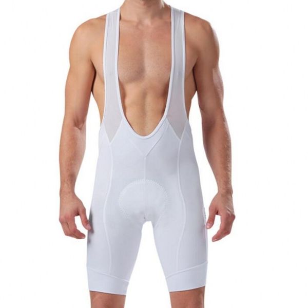 

sgciker plain color black white cycling bib shorts quick dry bike cloth 9d gel pad ropa ciclismo italy elastic bottom