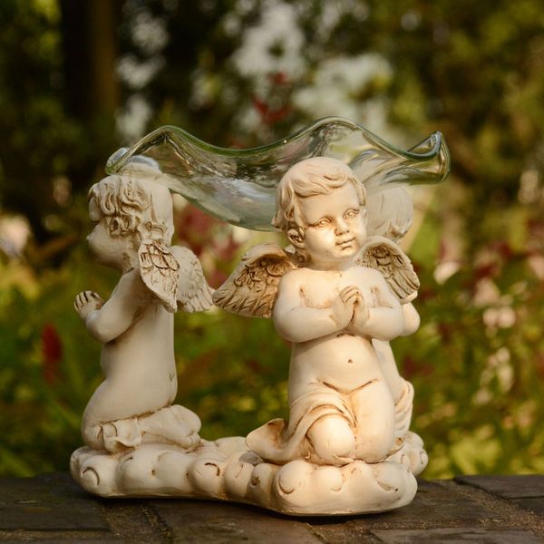 

europe angel tealight candle holder aroma furnace burner wedding party decor incense burner ceramic oil burner aroma furnace