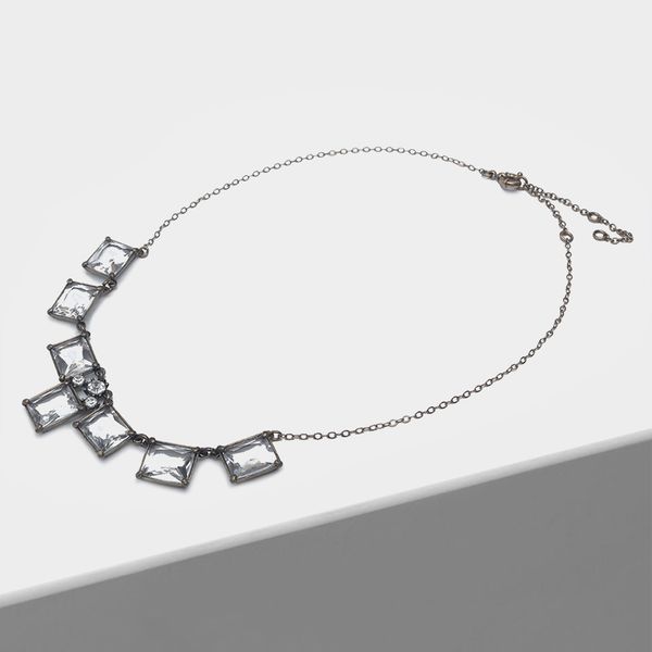 

amorita boutique square two-color fashion necklace for ladies, Silver