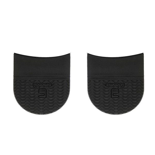 

1 pair shoe's non-slip rubber heel insole shoes repair 6.5mm, Black