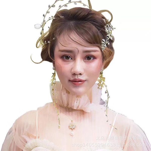 2019 2018 Korean New Bride Headwear Hairband Barrette Sets