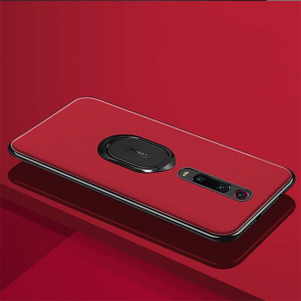 

mi9 case for xiaomi mi 9 9t redmi k20 pro luxury cloth texture fabric magnetic car holder cover thin slim celular stand carcasa