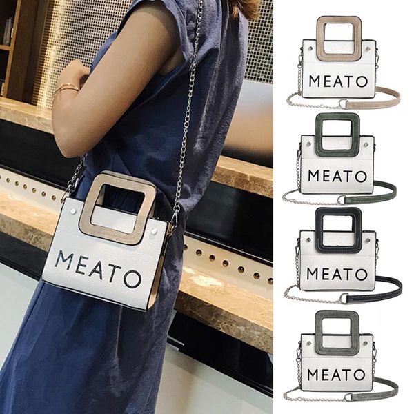 

simple women shoulder bag pu leather zipper handbag crossbody messenger bags new -opk