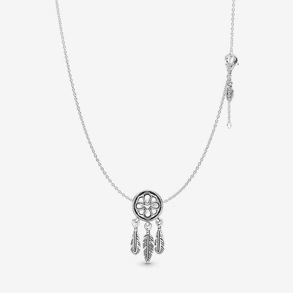 

new combination 100% 925 sterling silver delicate spiritual dreamcatcher necklaces fine diy jewelry for women dropshipping