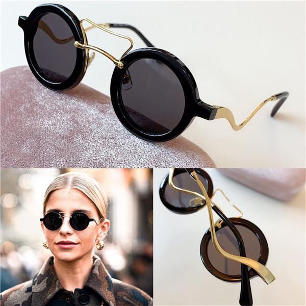 

new fashion women wholesale sunglasses 57rs small frame round retro frame special design popular catwalk style quality, White;black