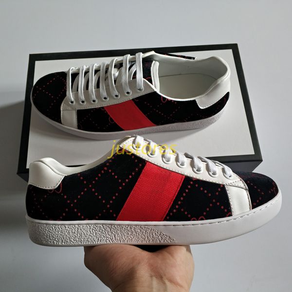 

2019 size 35-46 man designer shoe black terry cloth low-trainer sneaker italain luxury shoe woman casual shoes