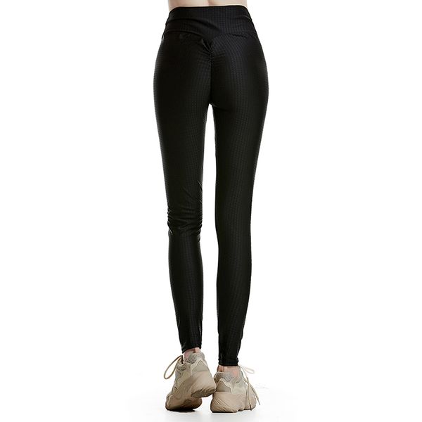 

gaoke women leggings high waist floral fitness leggins mujer high stretch sportswear ladies spandex casual, Black