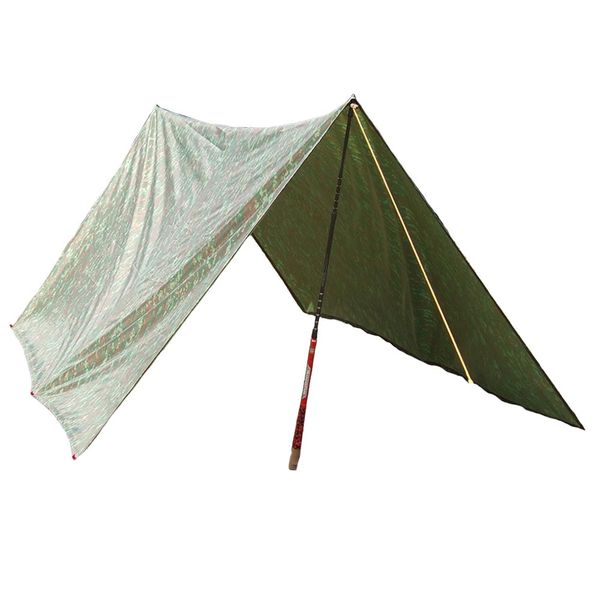 

3 * 3m camouflage outdoor waterproof awning camping mat mattress multifunction