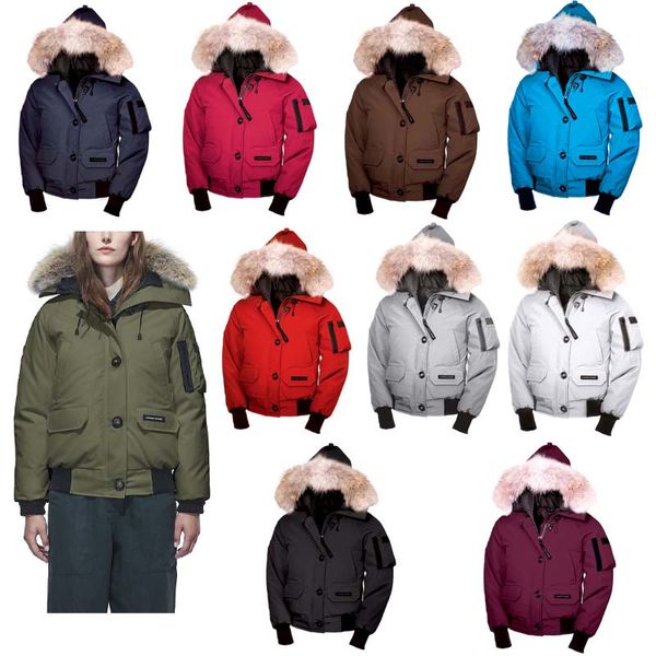 

new canada men down jacket chilliwack bomber series goose down jacket short brand winter jacket men's winter coat xs-4xl, Black