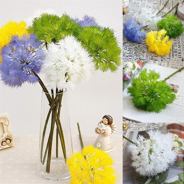 

wall landscape artificial dandelion wedding celebrate simulated dandelions home decor decoration blue false blossom selling 6 3hz l1