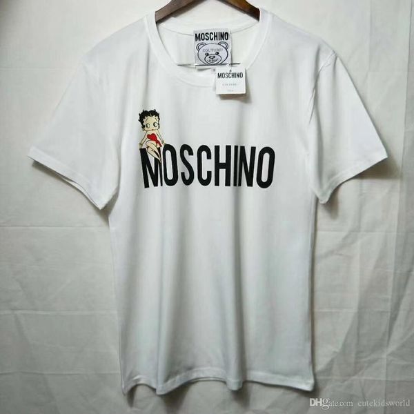 

2018 летние девушки футболка письма печати тройник женский короткий рукав, White