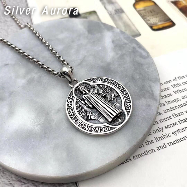 

2020 creative jesus cross pendant 100% 925 sterling silver men women necklace pendant fine jewelry sieraden maken