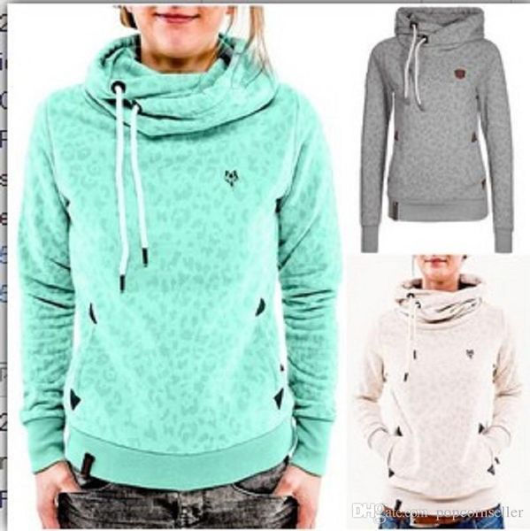 

womens fashion o neck hoodies autumn and winter digital printed long sleeves pullover hoodie womens casual clothing, Black