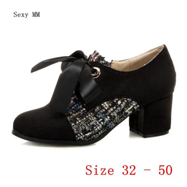 

high heels women pumps high heel office shoes stiletto woman shoes small plus size 32 33 - 40 41 42 43 44 45 46 47 48 49 50, Black