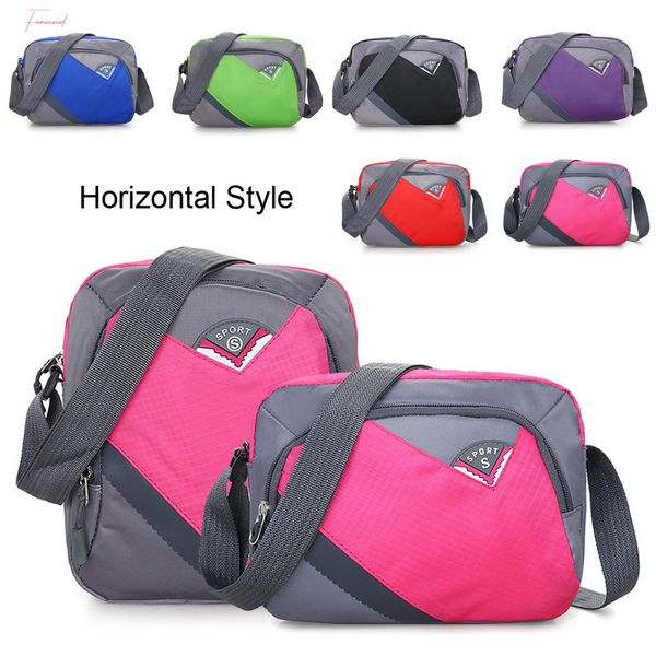 

brand men women nylon waterproof large capacity shoulder messenger crossbody bags drop shipping bolsos mujer
