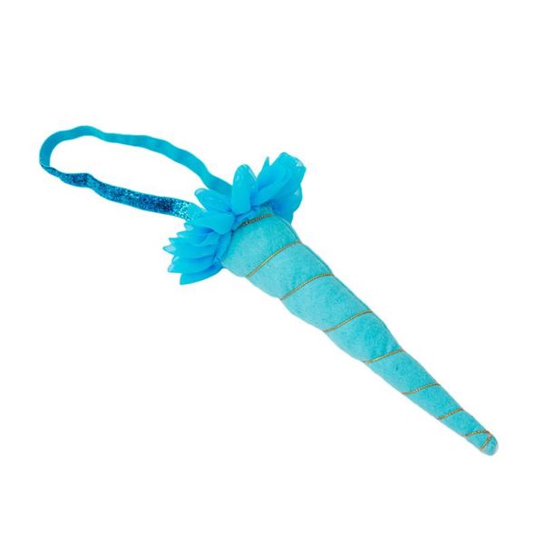 

delicate unicorn horn headband elastic hairband easter bonus for girls birthday party diy hair decorative accessories, Slivery;white