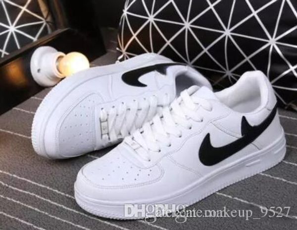 

brand size 36-44 2019 upgraded version new all white shoes men and women fashionable casual shoes shoes, Black