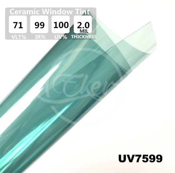 

1.52mx30m 100% uv rejection ir 99% ceramic window tint solar film window tint
